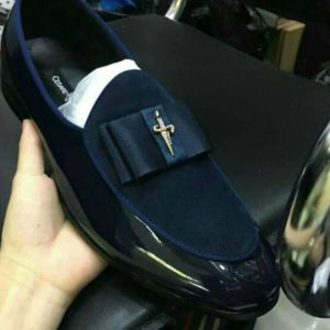 Dark Blue Cesare Men’s Shoe