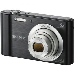 Sony DSC-W800 20.1MP digital camera with case